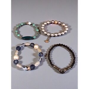 Sabika Beaded Stretch Bracelet Bracelets X 4